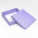 The box is folding, the lid is, lilac, 30 x 30 x 8 cm