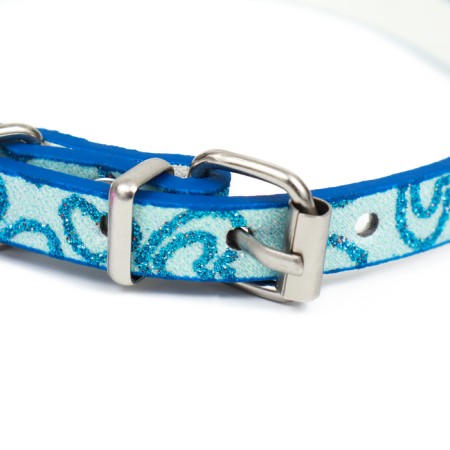 Collar "hearts", 31 x 1 cm, artificial leather, mix of colors-2