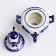 Samovar is medium, gzhel, porcelain, 18x11 cm