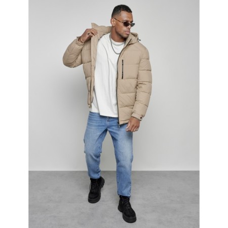 Sports male winter, size 56, beige color-12