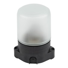 Moisture -proof lamp Uniel, 60 watts, E27, IP65, 137x107x84 mm, black color black