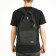 Youth backpack on lightning, 2 departments, 4 pockets, black color