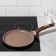 Pancake pan “granite Brown”, D = 22 cm, plastic handle, anti -stick coating, brown color