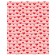 Pillow Cut "Hearts on stripes, decorative, size 16x45 cm