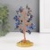 Bonsai souvenir "Cash tree" Blue 60 stones 5.5x5x5x15.5 cm