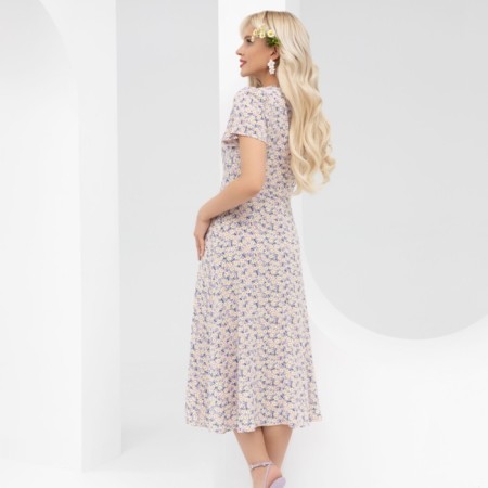 Women's dress Charutti "Legendary model. NUTURAL ", size 48-3