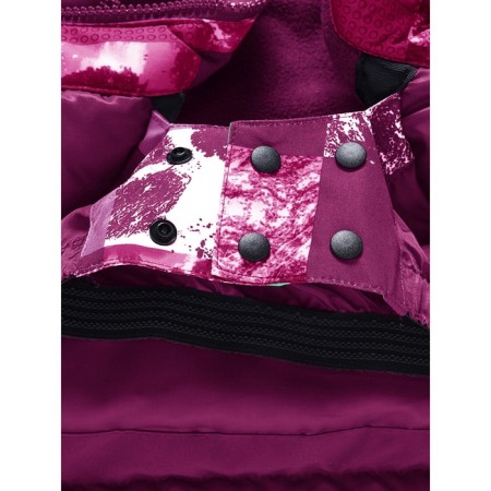 Ski costume for a girl, height 128 cm, raspberry color-8