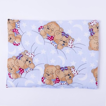 Pillow, size 30x40 cm, calico, synthetic winterizer, color goal, stuffing mix 214-1