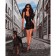 Picture on numbers on canvas with a subframe "Girl in Black", 40 x 50 cm