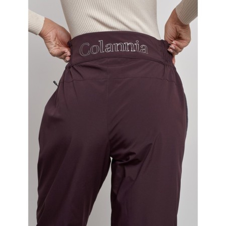 Warmed female trousers, size 48, dark-bearded color-9