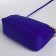 Bag Women's Cross-Bodi with a zipper, blue color