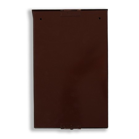 Mail box without a lock (with a loop), vertical, brown-7