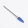 Ceramic milling cutter for “corn manicure”, super fine cut, 6 × 15 mm, in a plastic case, blue color