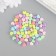 Beads for creativity Plastic "Hearts-Smail" Color Tender colors set 500 g 1x1x0.6 cm 98872
