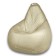 The pear-pear chair is positive, size l, diameter 80 cm, height 100 cm, artificial leather, beige color