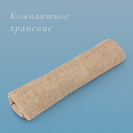 Jute bag, 45 × 60 cm, density 315 g/m², weaving 46 × 40 threads, with ties-6