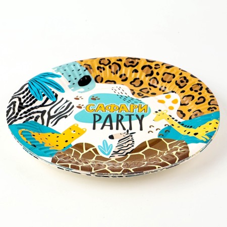 Disposable paper plate, 18 cm-2