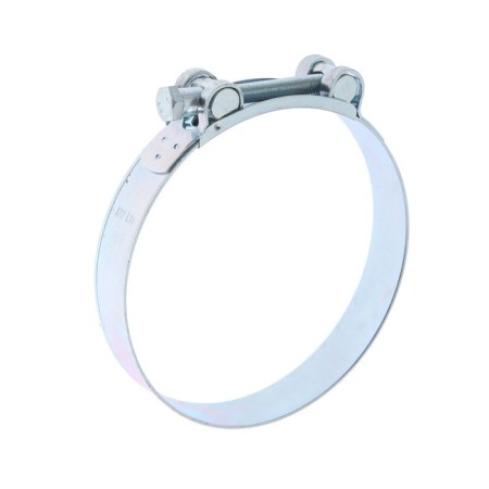 The clamp zein English, diameter 122-130 mm, width 24 mm, galvanized