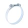The clamp zein English, diameter 122-130 mm, width 24 mm, galvanized