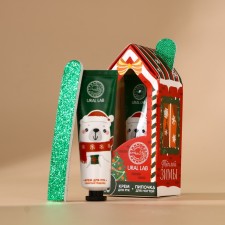 New Year. Gift set, hand cream 30 ml and nail file
