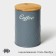 Bank for bulk products Magistro Coffee Graphite, 9.5 × 13.5 cm