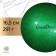 The ball for rhythmic gymnastics Grace Dance, D = 16.5 cm, emerald color with brilliance