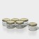 A set of glass cans with a conservation lid, TO-66 mm, for candles, 0.1 l, 6 pcs