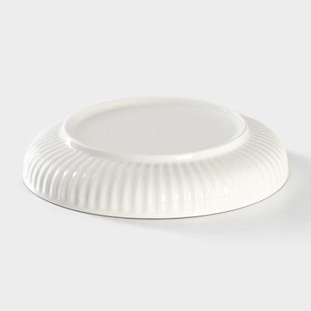 Poramic dessert “Illusion”, D = 18 cm, white and gray color-2