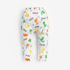 Sliders for a boy, white/dino color, height 80 cm