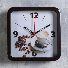 Wall clock, interior: kitchen, 