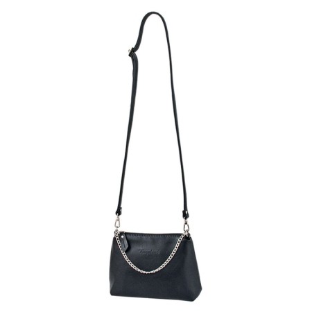 Cross-Bodi bag, lightning department, black color 14x20x6.5cm