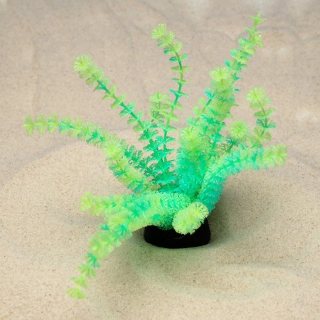 The artificial aquarium, luminous plant, 18 cm, green-1