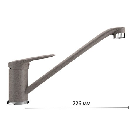 Kitchen mixer Ulgran U004-302, sandy color
