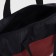 Sports bag with lightning, long belt burgundy color