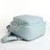 Women's backpack on lightning, blue color