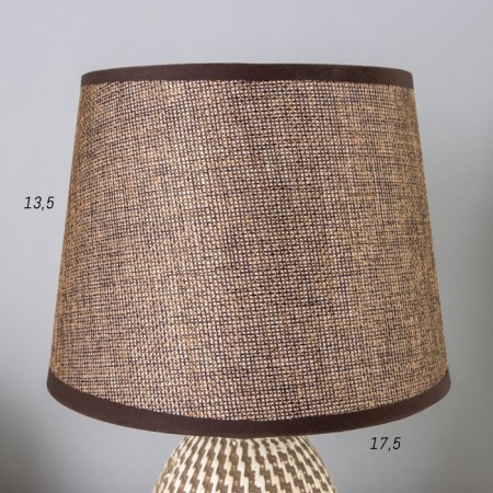Highboard lamp with a lampshade "Brown slavery" E14 18x18x29 cm Risalux-7