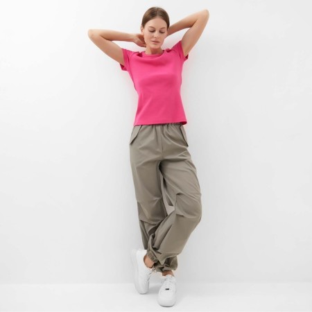 T -shirt female, pink color, size S (42)-1