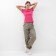 T -shirt female, pink color, size S (42)