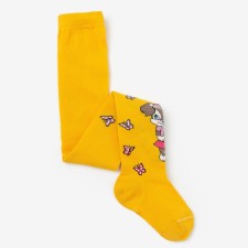 Tights for the girl, the color is yellow, height is 86-92 cm