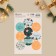 Stickers for gifts "Magic New Year", 14 x 21 cm, New Year
