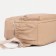 Women's backpack made of artificial leather with lightning, beige color