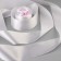 Satin tape, 75 mm × 23 ± 1 m, white color No. 01