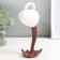 Polystone souvenir "White cup of coffee with milk - spray" 15x5x8 cm