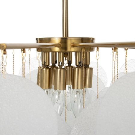 Cauces "Big Chips" E14 5x40W gold 60x60x11 cm Bayerlux-6