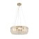 Suspended Indigo, 12039/6p Brass. 6x40W, E14, 500x500x220/1220 mm