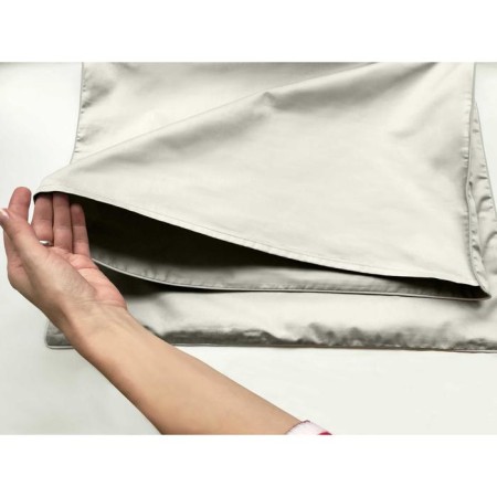 Pillowcase Satin Luxe, size 52x74 cm, color ecru-1