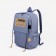 Set of backpacks on lightning from textiles, chopper, bag, pencil case, blue color