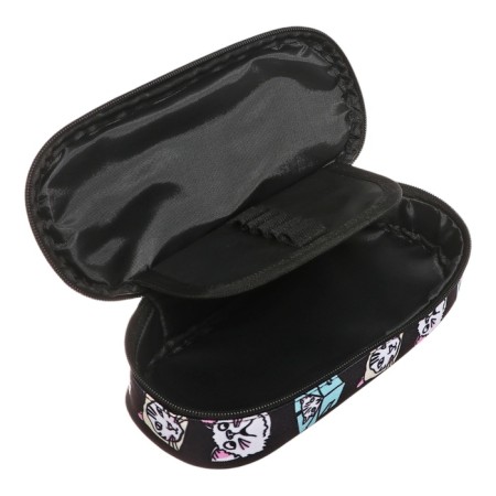 Penal soft, 55x220x100, case fabric, for a girl, black, Seventeen "Cats"-2