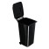 Container for small garbage, 8 × 10 × 15.5 cm, black