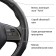Braid Azard Sigma, eco-leather, carbon inserts under a grip with gray edging, rr m, black